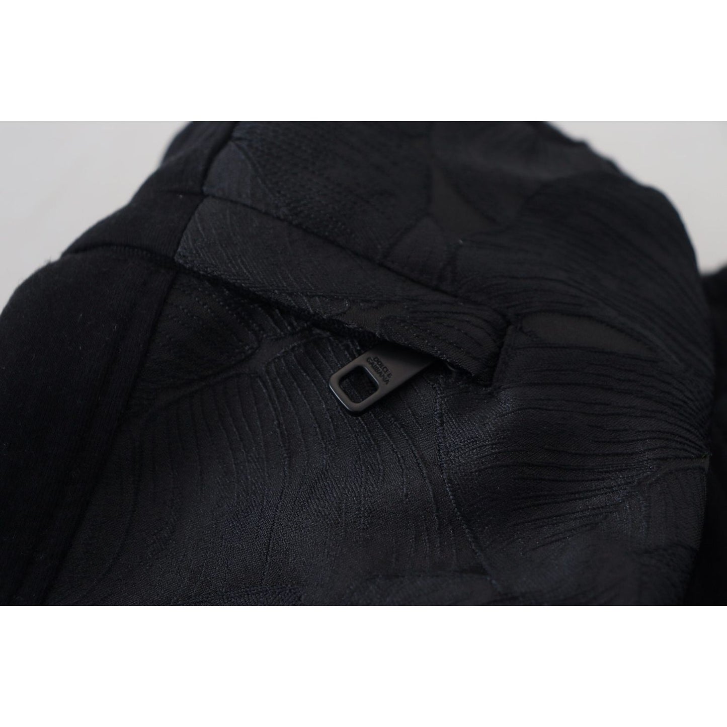Dolce & Gabbana Black Polyester Skinny Jogger Men Pants PAN74811-44