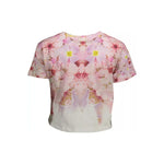 Desigual Chic Pink Embroidered Cotton Tee DE-11514-M-FBB-203