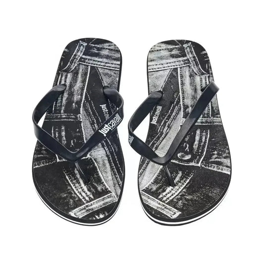 Just Cavalli Black EVA Men's Sandal JU-22576-EU43/US10