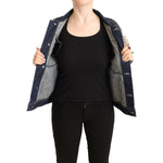 Master Coat Dark Blue Button Down Long Sleeves Denim Jacket JKT3215-40