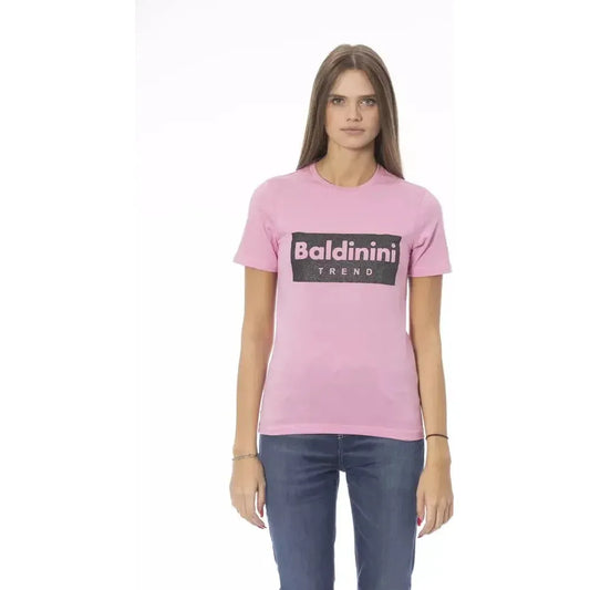 Baldinini Trend Multicolor Cotton Women T-Shirt BA-23912-XS