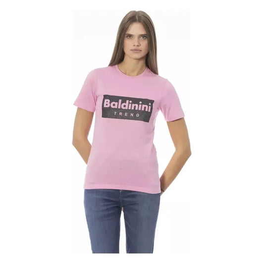 Baldinini Trend Multicolor Cotton Women T-Shirt BA-23912-XS