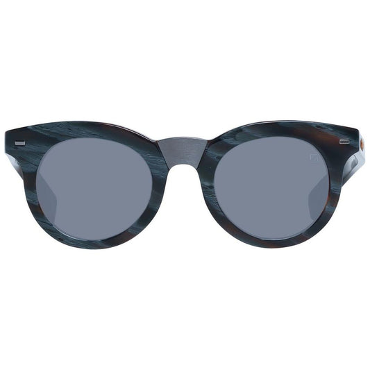 Ermenegildo Zegna Brown Men Sunglasses