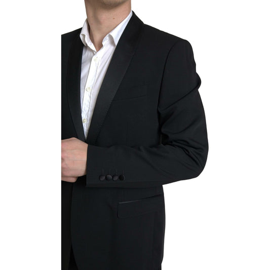 Dolce & Gabbana Black 2 Piece Single Breasted MARTINI Suit KOS2191-54