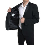 Dolce & Gabbana Black 2 Piece Single Breasted MARTINI Suit KOS2191-54