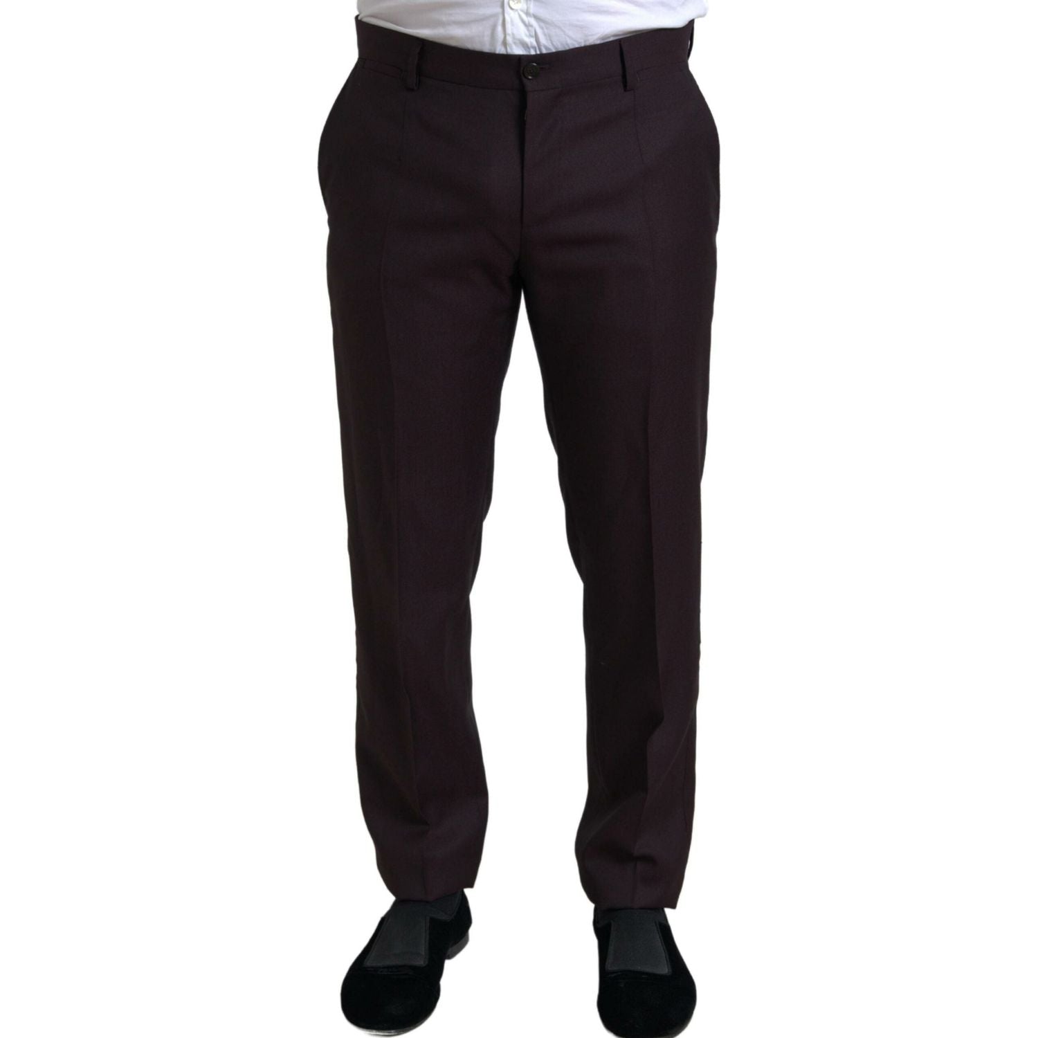Dolce & Gabbana Maroon 2 Piece Single Breasted MARTINI Suit