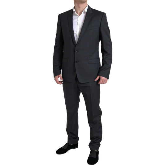 Dolce & Gabbana Black 2 Piece Single Breasted MARTINI Suit KOS2197-54
