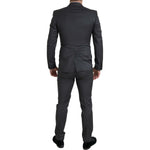 Dolce & Gabbana Gray 2 Piece Double Breasted SICILIA Suit KOS2198-46