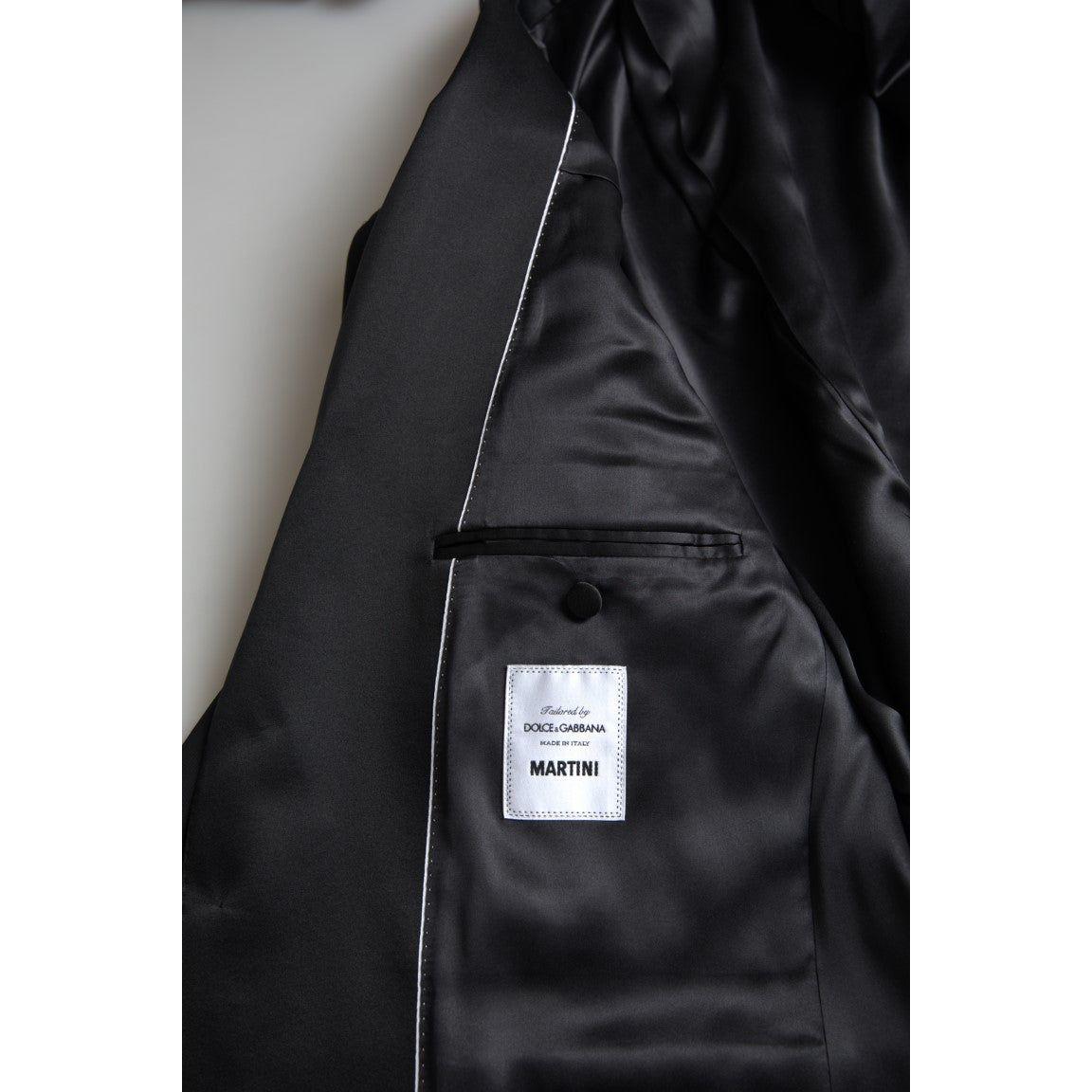 Dolce & Gabbana Black 2 Piece Single Breasted MARTINI Suit KOS2191-54