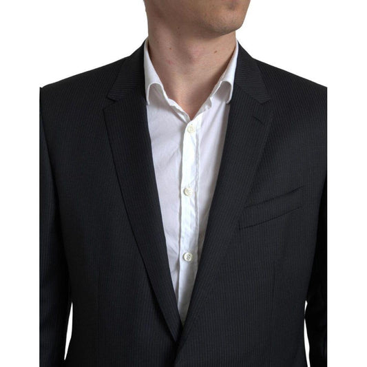 Dolce & Gabbana Black 2 Piece Single Breasted MARTINI Suit KOS2197-54