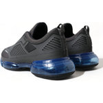 Prada Black Blue Rubber Knit Slip On Low Top Sneakers Shoes MV5214-40