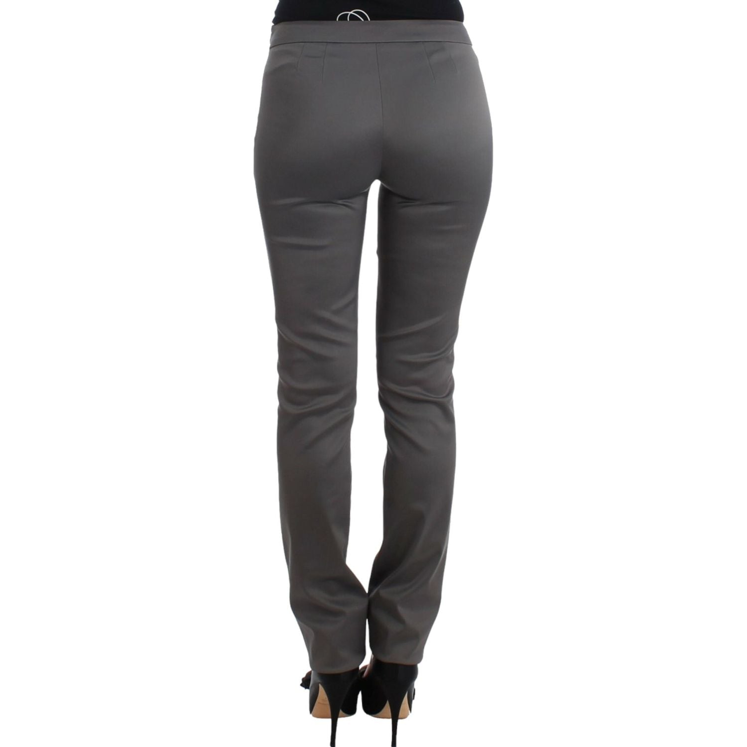 John Galliano Gray slim fit pants