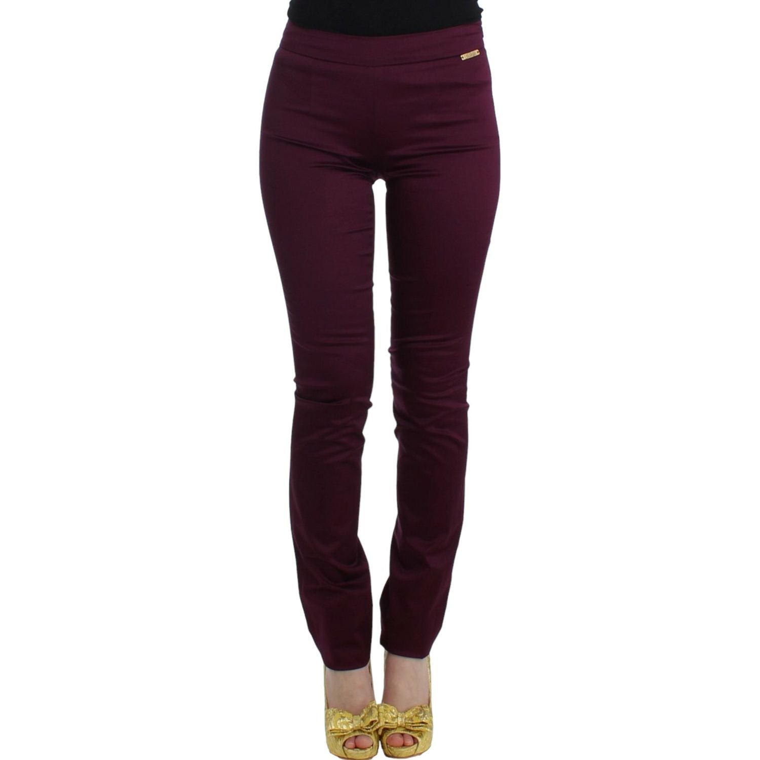 John Galliano Purple slim fit pants