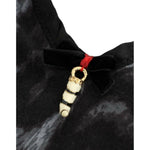Cavalli Sultry Leopard V-Neck Modal Top Cavalli Black