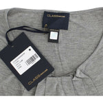 Cavalli Elegant Gray Cashmere-Blend Jumper Cavalli Light Slate Gray