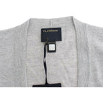 Cavalli Cropped Virgin Wool Cardigan in Chic Gray Cavalli Gray