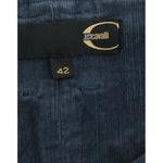 Cavalli Elegant Blue Pencil Skirt Cavalli Dark Slate Gray