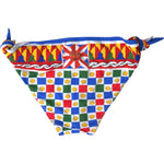Dolce & Gabbana Multicolor Carretto Bottom Swim Beachwear Bikini BIK1761-3