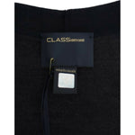Cavalli Elegant Cropped Virgin Wool Cardigan Cavalli Black
