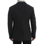 Dolce & Gabbana Elegant Slim Fit Double Breasted Blazer Dolce & Gabbana Black