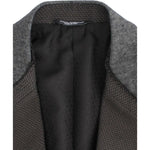 Dolce & Gabbana Elegant Slim Fit Double Breasted Blazer Dolce & Gabbana Dark Slate Gray