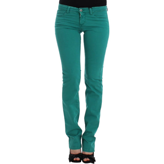 Costume National Green straight leg jeans SIG12463-1