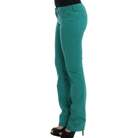 Costume National Green straight leg jeans SIG12463-1