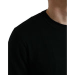 Dolce & Gabbana Black Wool Round Neck Pullover Sweater TSH84544-46