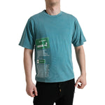 Dolce & Gabbana Blue Cotton Milano Street Round Neck T-shirt TSH84642-46