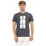 Baldinini Trend Gray Cotton Men T-Shirt BA-23703-M