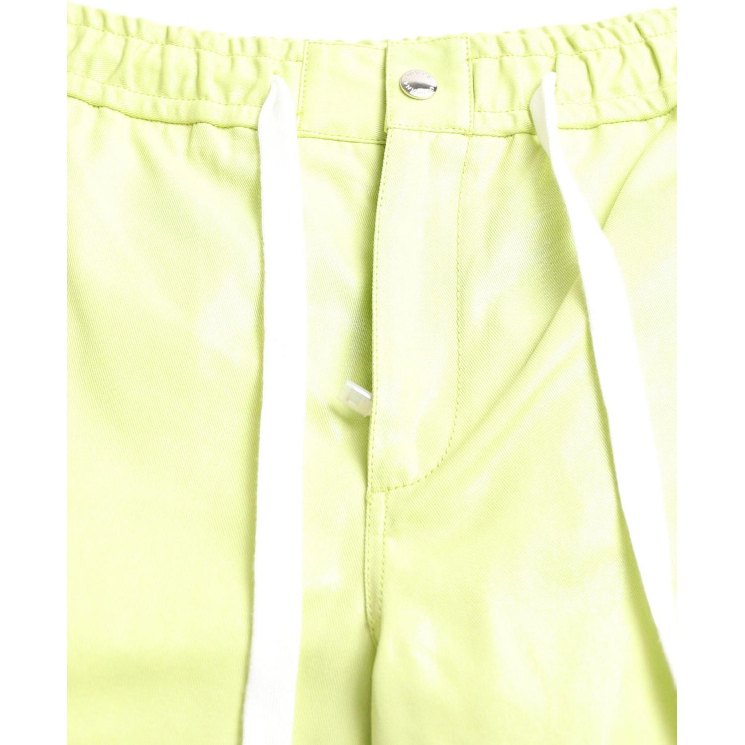 Dolce & Gabbana Light Green Cotton Men Cargo Bermuda Shorts
