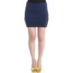 Costume National Blue nylon mini skirt SIG11645-2