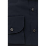 Bagutta Blue Cotton Men Shirt BA-23931-L