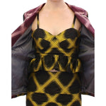 House of Holland Purple checkered blazer jacket GSS10683-2