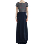 CO|TE Multicolor Short Sleeve Doris Long Dress CO|TE Dark Slate Gray