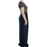 CO|TE Multicolor Short Sleeve Doris Long Dress CO|TE Dark Slate Gray