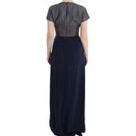 CO|TE Multicolor Short Sleeve Doris Long Dress CO|TE Dark Slate Gray