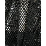 Dolce & Gabbana Black Sequined Sleeveless Mesh Layered Gown Dress DR281087-36