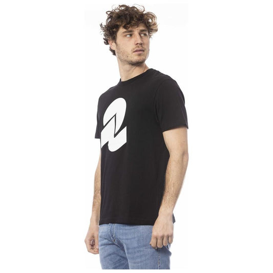Invicta Black Cotton Men T-Shirt IN-24028-S