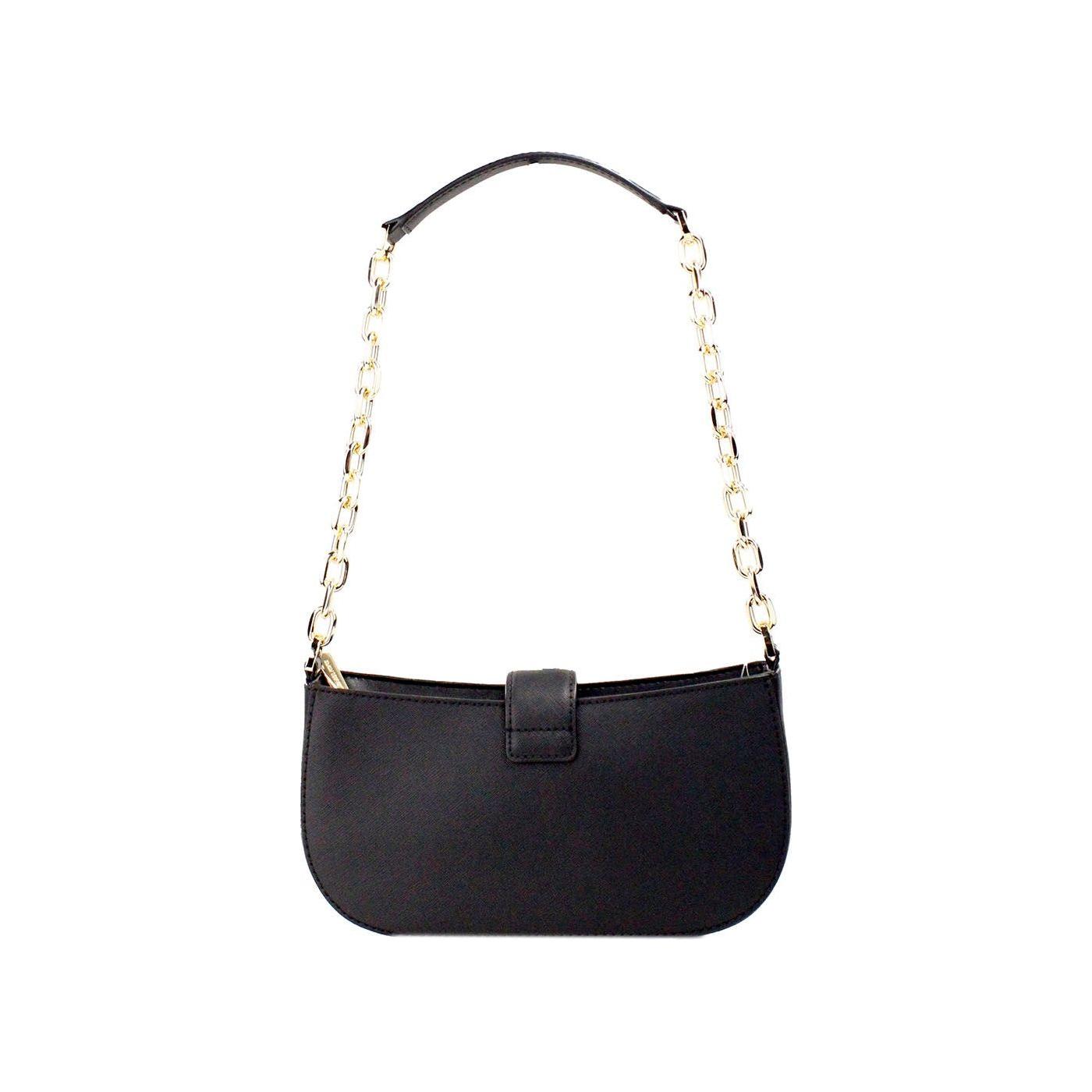 Michael Kors Carmen Small Black Haircalf Pouchette Shoulder Crossbody Bag 72737