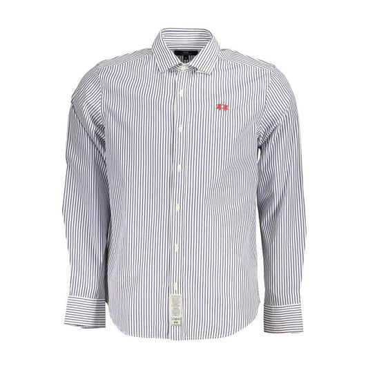 La Martina Elegant Long-Sleeved Striped Shirt for Men LAMA-27119-L-FBB-134