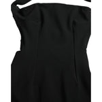 Dolce & Gabbana Black Sheath Halter Sleeveless Midi Dress DR281128-40