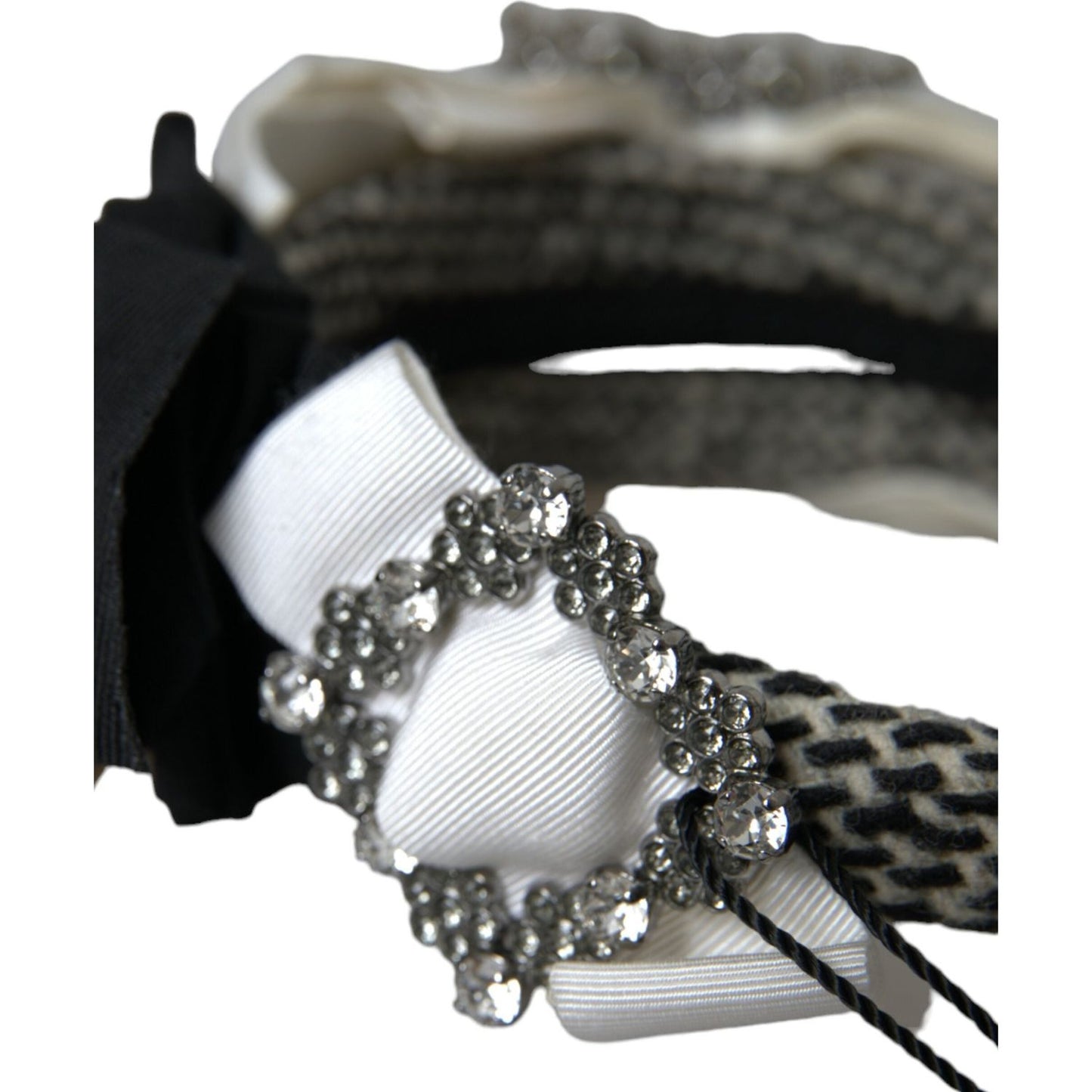 Dolce & Gabbana Multicolor Crystal Embellished Women Headband Diadem SMY101415