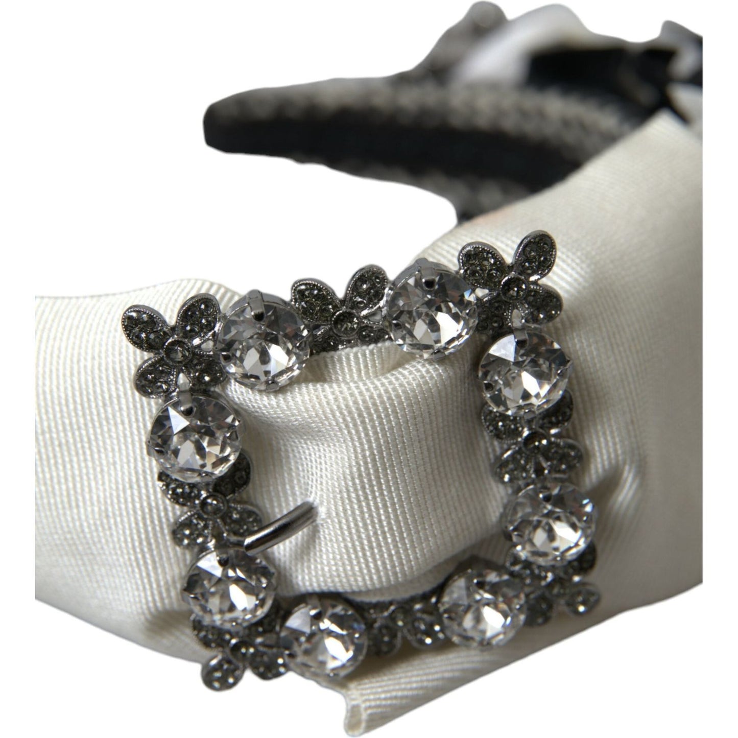 Dolce & Gabbana Multicolor Crystal Embellished Women Headband Diadem SMY101415