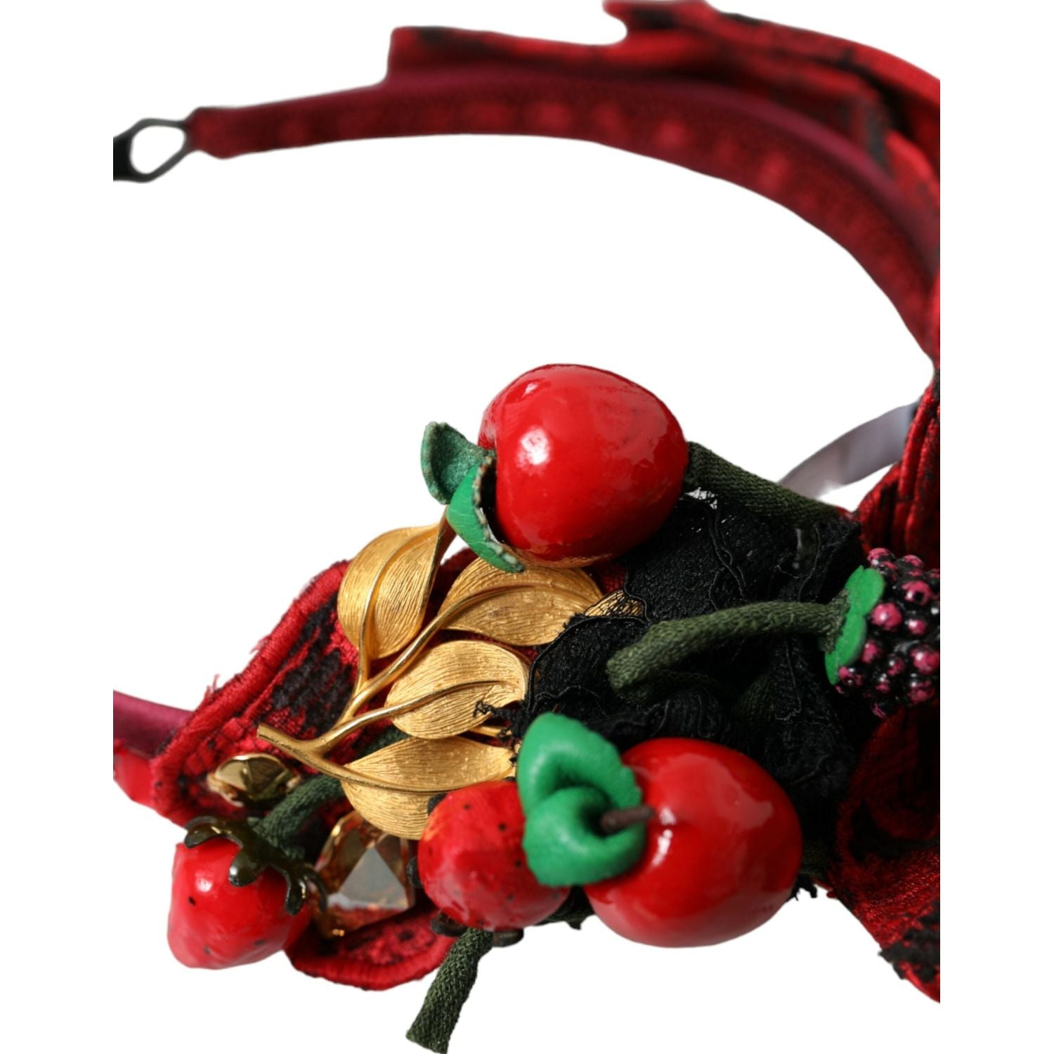 红樱桃西西里装饰女士发带王冠
