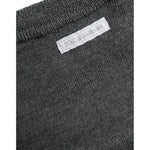 Dolce & Gabbana Dark Gray Wool Crew Neck Pullover Sweater TSH84590-52