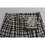 Dolce & Gabbana White Black Striped Casual Shorts SIG60402-4