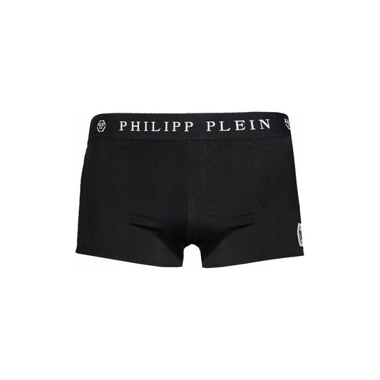 Philipp Plein Black Polyamide Men's Swimwear PH-9636-S