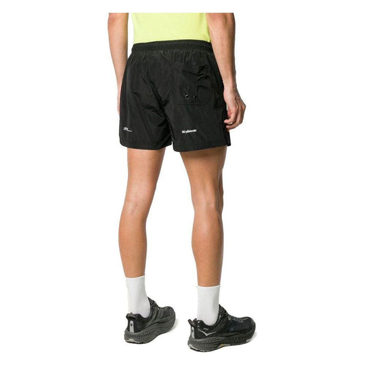 Marcelo Burlon Black Polyamide Men's Swimwear Boxer MA-9502-XS