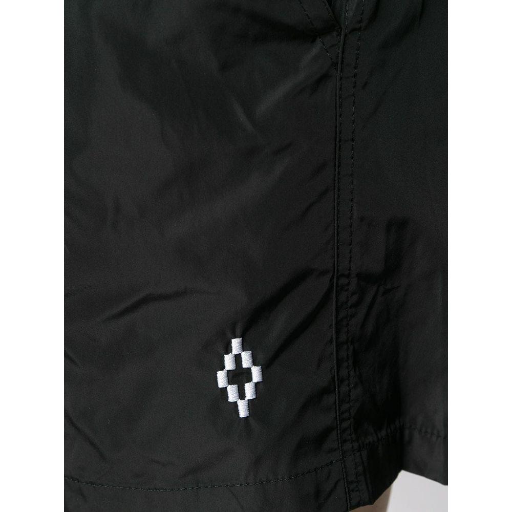 Marcelo Burlon Black Polyamide Men's Swimwear Boxer MA-9502-XS